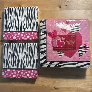 Valentine’s Day Paper Napkins Luncheon & Beverage Party Love